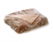 Real Large Sheepskin Blanket Sheep Throw Blanket Bed Throw Fur Plaid