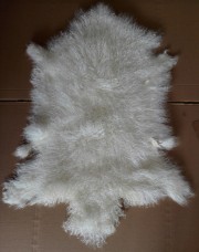 Natural White Fur Rug Baby Sheepskin Rug