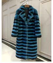 Rex Rabbit Fur Jacket Chinchilla Coat