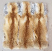 Real Red Fox Fur Pillow Covers Couch Sofa Cushion Covers