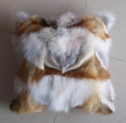 Real Red Fox Paw Fur Pillow Case Scatter Cushions