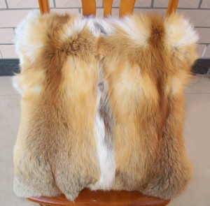 Real Red Fox Fur Fluffy Pillow Covers Furry Pillow Cases Cushion Cover