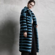 Rex Rabbit Fur Jacket Chinchilla Coat