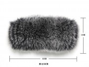 Women Fur Headband Real Fox Fur Knitted Scarf Ear Protector