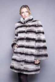 Rex Rabbit fur (Chinchilla) Jacket