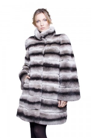 Rex Rabbit fur (Chinchilla) Jacket