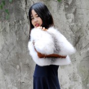 Luxury Women Bags Fur Manufacturers Real Fox Fur Woman Handbag