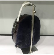 Fashion Girls Real Mink Fur Backpacks Women Winter Natural Mink Fur Shoulder Bags Lady Genuine Mink Fur Backpack