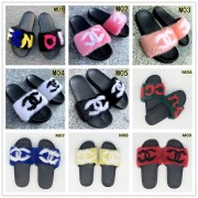 Designer Fur Slides Mink Fur Slippers Private Customization