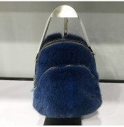 Fashion Girls Real Mink Fur Backpacks Women Winter Natural Mink Fur Shoulder Bags Lady Genuine Mink Fur Backpack