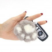 Cute Cartoon Mink Fur Cat Claw Keychain Fluffy Keyring