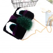 Rex Rabbit Fur Small Monster Design Fur Bag