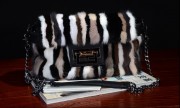 Ladies Fancy Bags Real Mink Fur Handbag