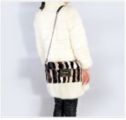 Ladies Fancy Bags Real Mink Fur Handbag