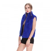 Women Rabbit Fur Vest Full Pelt Gilet