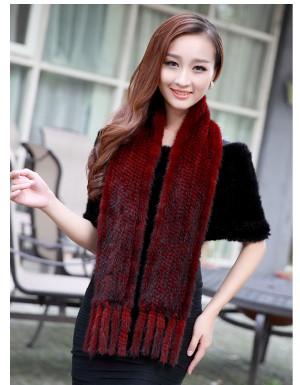 Autumn and Winter Mink Fur Scarf