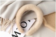 Fashion Girl Mink Fur Headband