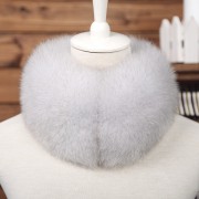 Korean Style Women Fox Fur Scarf 56*14cm