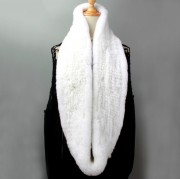 Women Circle Rex Rabbit Fur Scarf