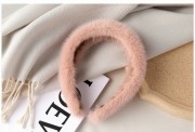 Fashion Girl Mink Fur Headband