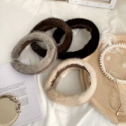 Fashion Girl Mink Fur Headband