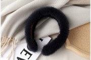 Fashion Girl Mink Fur Headband