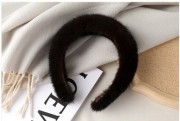 Fashion Girl Mink Fur Headband