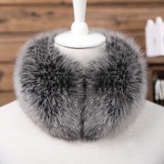 Korean Style Women Fox Fur Scarf 56*14cm