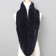 Women Circle Rex Rabbit Fur Scarf