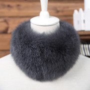 Korean Style Women Fox Fur Scarf 56*14cm