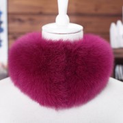 Korean Style Women Fox Fur Scarf 56*14cm