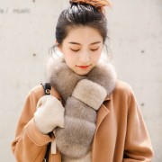 Natural Fox Fur Scarf Neck Collar