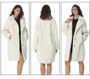 Women Winter Wool Coat Cashmere Jacket