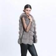 Women Real Fox Fur Vest