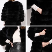 Women Winter Natural Fox Fur Coat