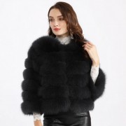 Women Real Fox Fur Coat