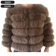 Women Real Fox Fur Coat