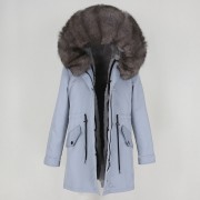 Waterprool Parka Real Raccoon fur Fox Fur Winter Jacket