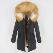 Waterprool Parka Real Raccoon fur Fox Fur Winter Jacket