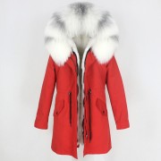 Waterprool Parka Real Raccoon fur Fox Fur Winter Jacket