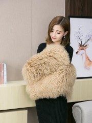 Mongolian Lamb Fur Stole