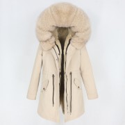 Waterprool Parka Real Raccoon fur Fox Fur Winter Jacket