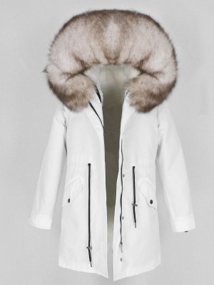 Waterprool Parka Real Raccoon fur Fox Fur Winter Jacket