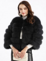 Women Real Fox Fur Coat