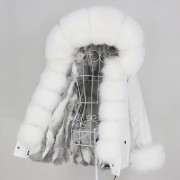 Real Rabbit fur Waterprool Parka Fox Fur Raccoon Fur