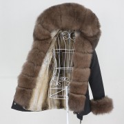 Real Rabbit fur Waterprool Parka Fox Fur Raccoon Fur