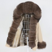 Real Rabbit fur Waterprool Parka Fox Fur Raccoon Fur