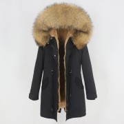 Waterprool Parka Real Raccoon fur Fox Fur Winter Jacket