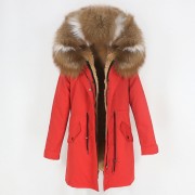 Waterprool Parka Real Raccoon fur Fox Fur Winter Jacket