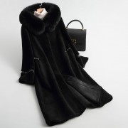 Women Real Wool Fur Coat